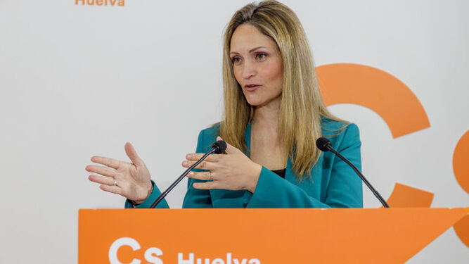 La coordinadora de Ciudadanos (Cs) en Huelva y diputada provincial, María Ponce.