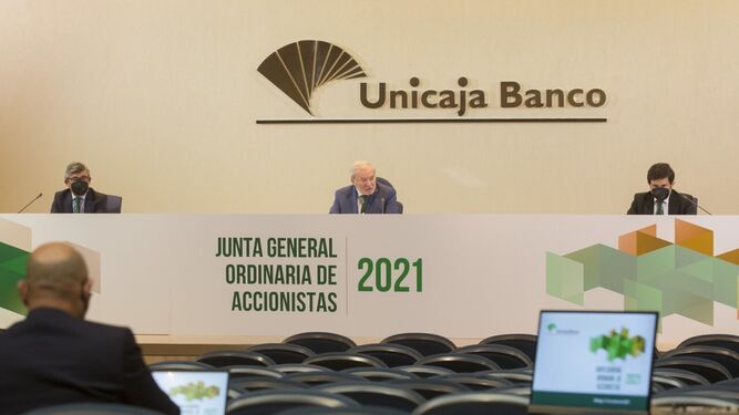 La junta de accionistas de Unicaja Banco.