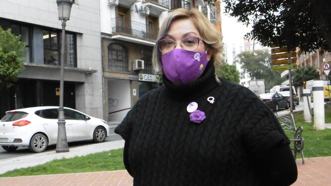 La portavoz de  la confluencia de Izquierda Unida y Podemos, Mónica Rossi