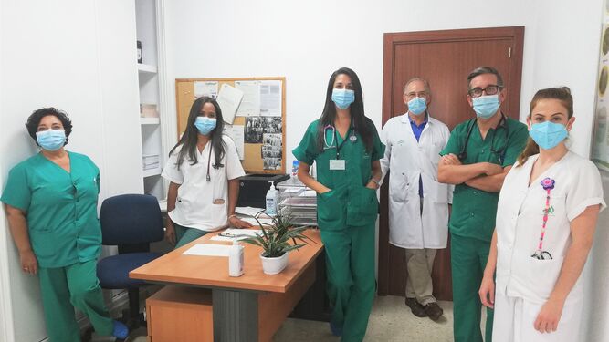 Integrantes del Servicio de Neumología del hospital Infanta Elena.
