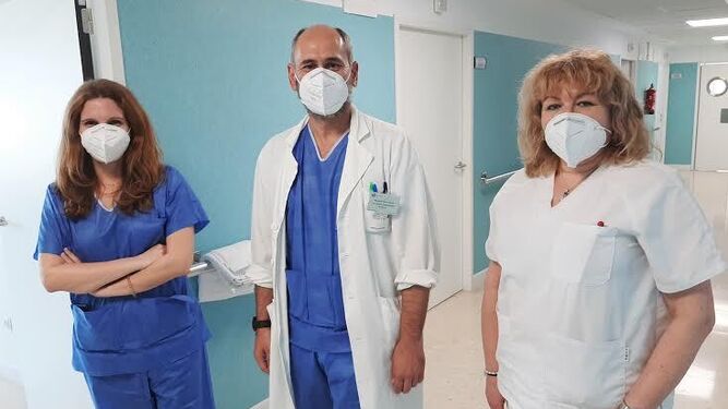 Sanitarios del hospital Infanta Elena de Huelva