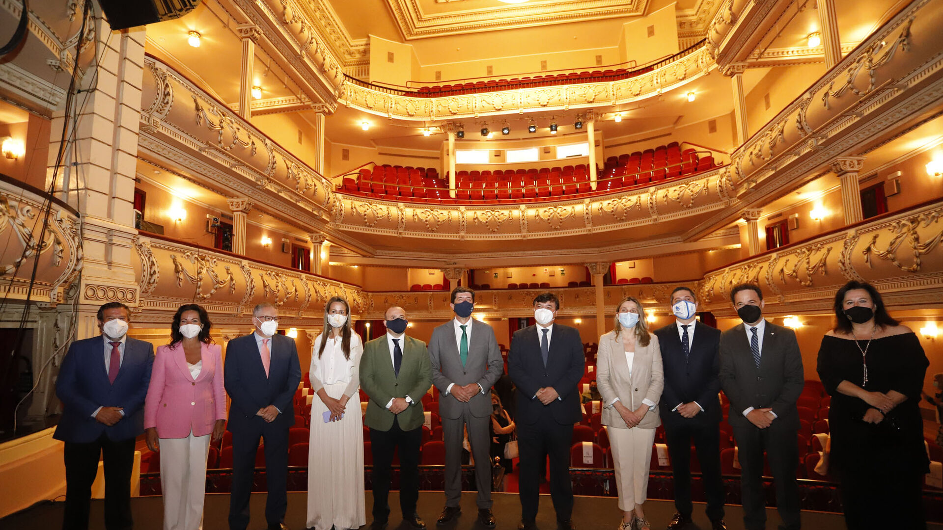 Im&aacute;genes la inauguraci&oacute;n de la remodelaci&oacute;n del Gran Teatro de Huelva