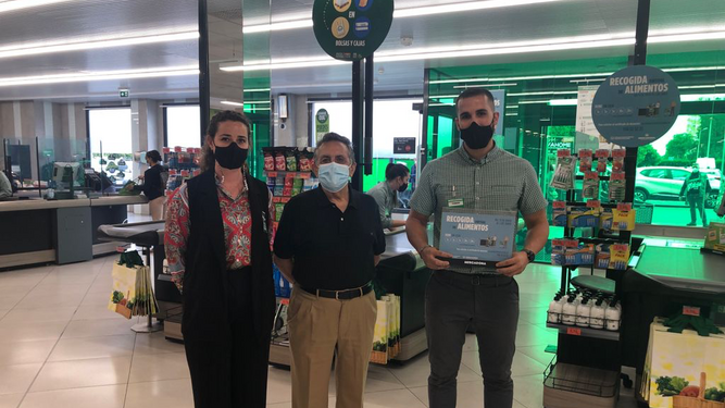 Campaña de recogida virtual de alimentos que desarrollan esta semana los establecimientos de Mercadona a beneficio del Banco de Alimentos de Huelva