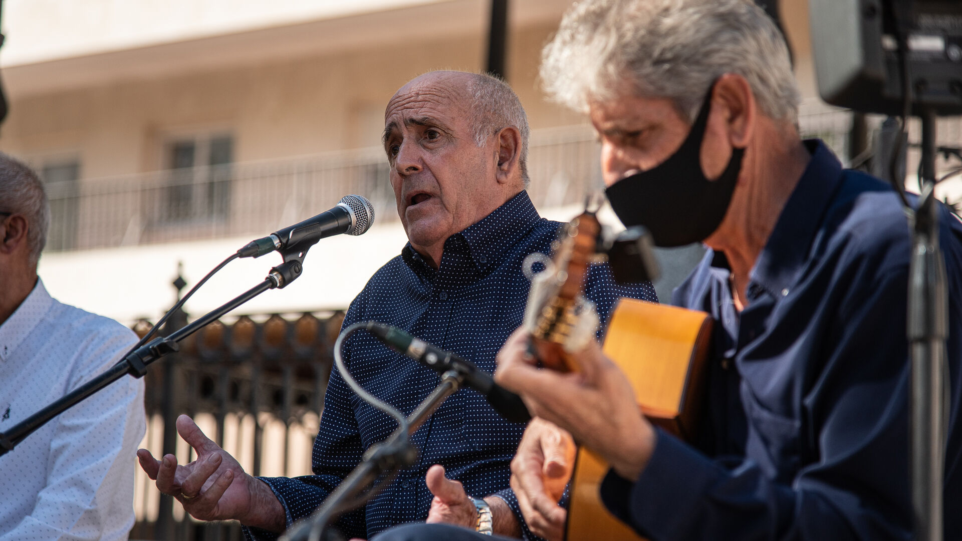 Im&aacute;genes de la pe&ntilde;a Las Colonias en el festival flamenco Ciudad de Huelva