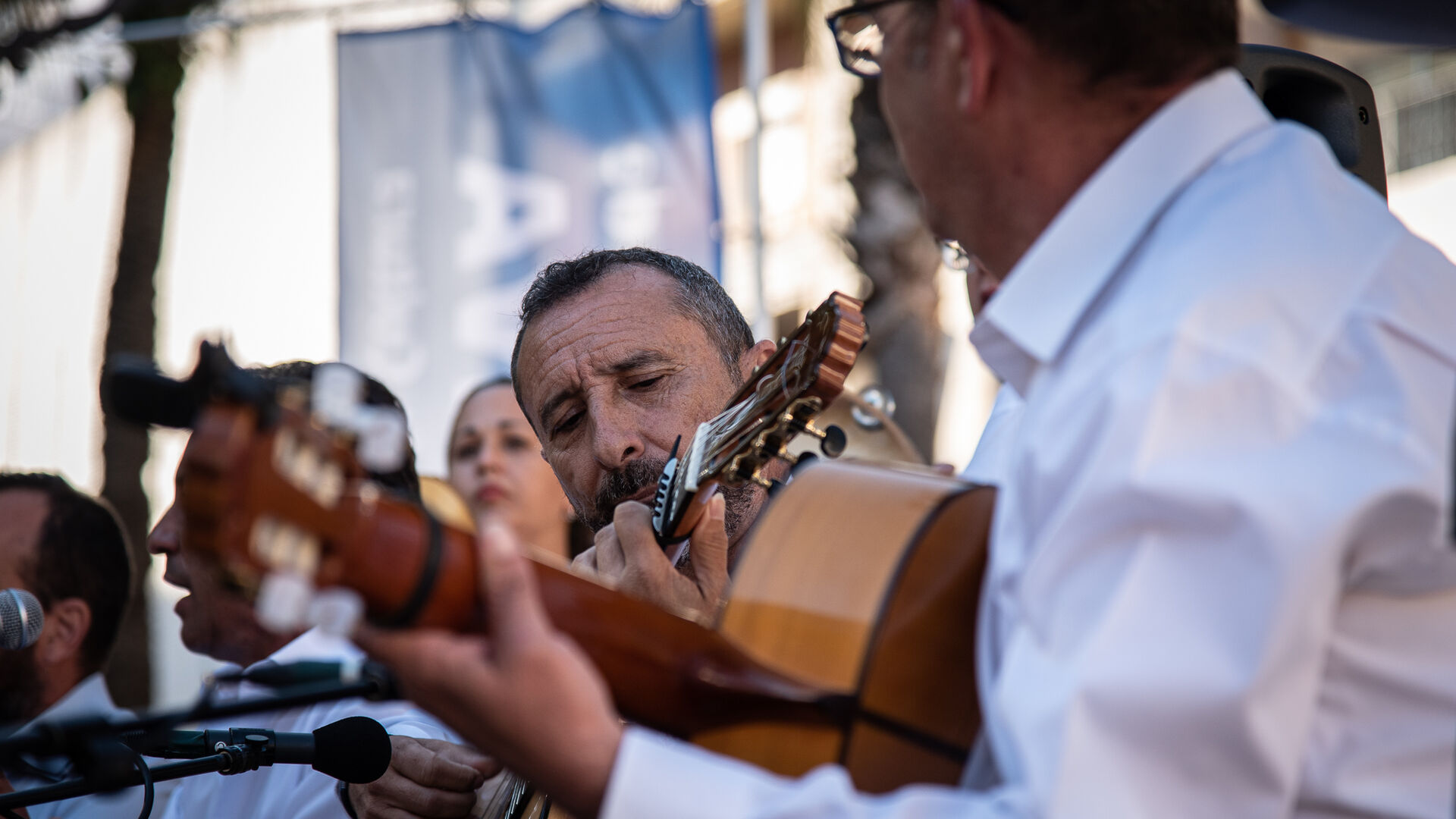 Im&aacute;genes de la pe&ntilde;a Vive Alosno en el festival flamenco Ciudad de Huelva