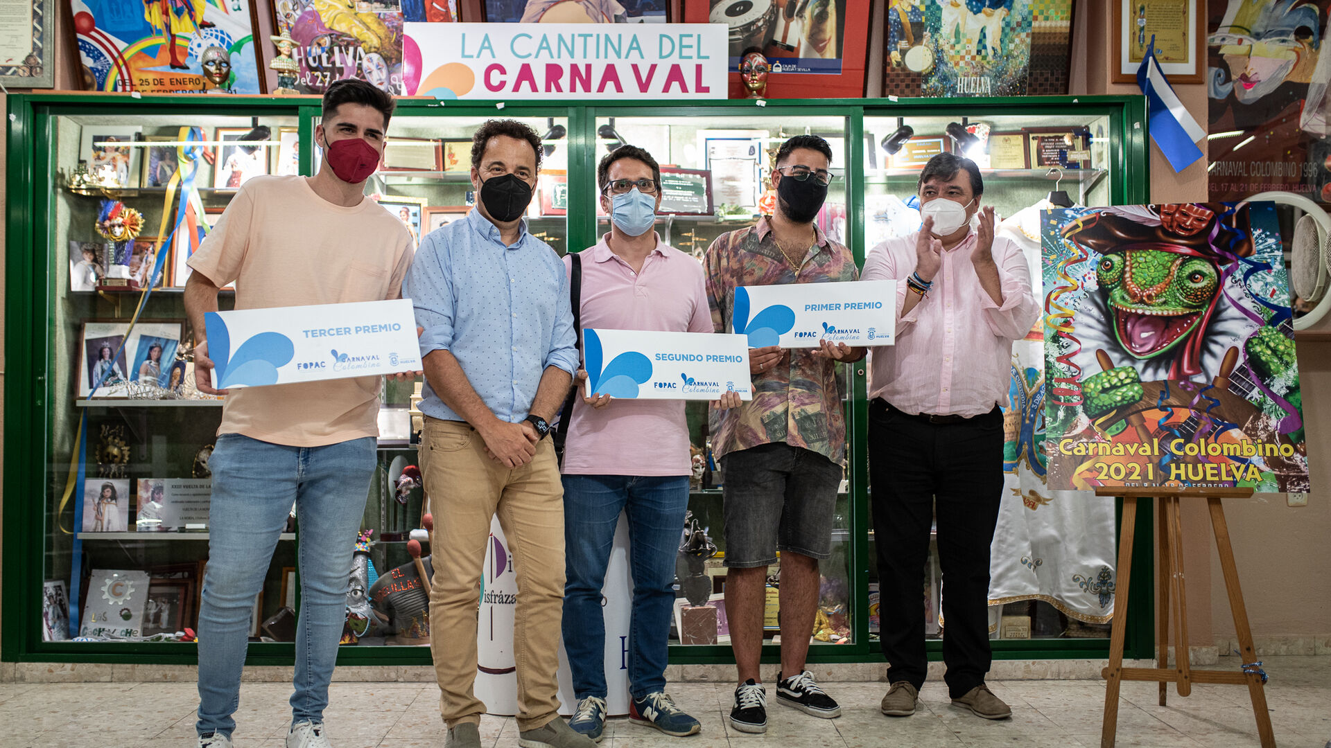 Im&aacute;genes de la entrega de premios del concurso online del Carnaval Colombino