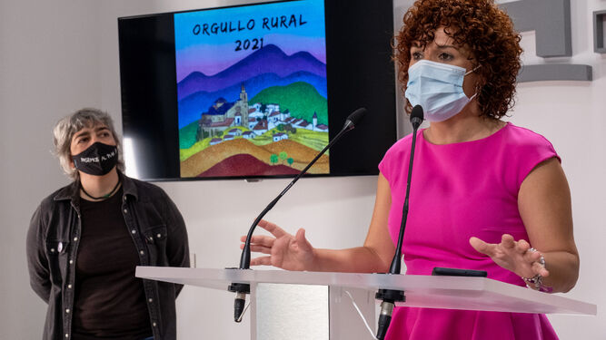 María Eugenia Limón en la presentación del documental 'Orgullo rural' por el 28 de junio.