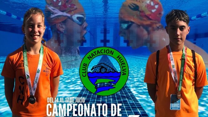 Los nadadores Iria Cárdenas y Samuel Gómez clasificados para el campeonato nacional.