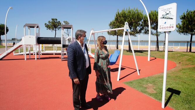 El nuevo parque infantil de la ría de Huelva