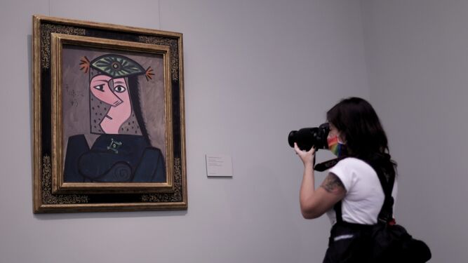 Presentación de 'Busto de mujer' de Picasso en el Museo del Prado.