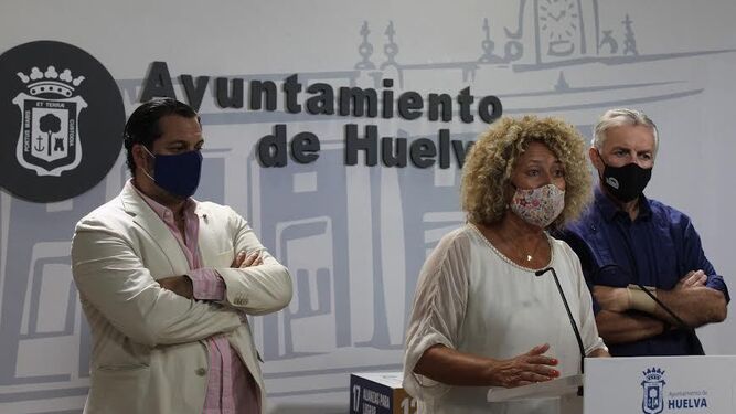 La presidenta de los populares en el Ayuntamiento de Huelva, Pilar Marín