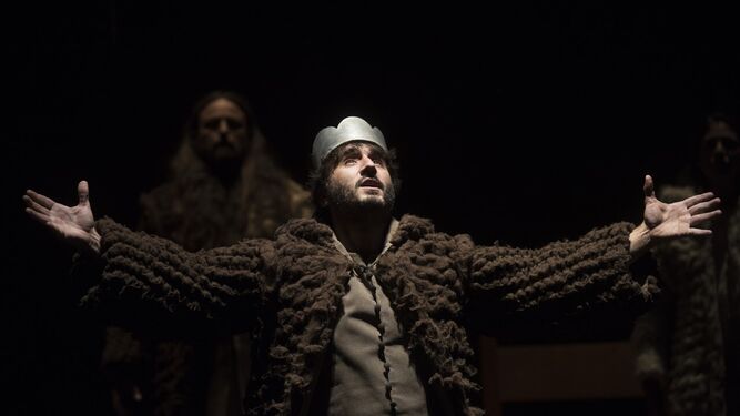 Un momento de la representación de la obra 'Nise, la tragedia de Inés de Castro', anoche.