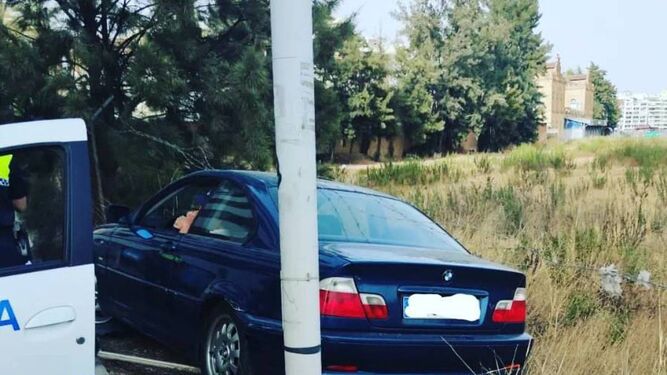 La Policía Local de Huelva intercepta un vehículo conducido por una persona bajo los efectos del alcohol
