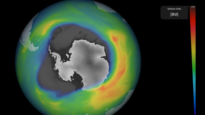 El agujero en la capa de ozono ha superado este año en tamaño al 75 % de los anteriores