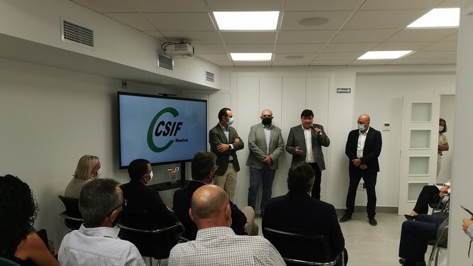 Acto de inauguración de la nueva sede del CSIF