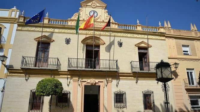 Fachada del Ayuntamiento de Ayamonte.
