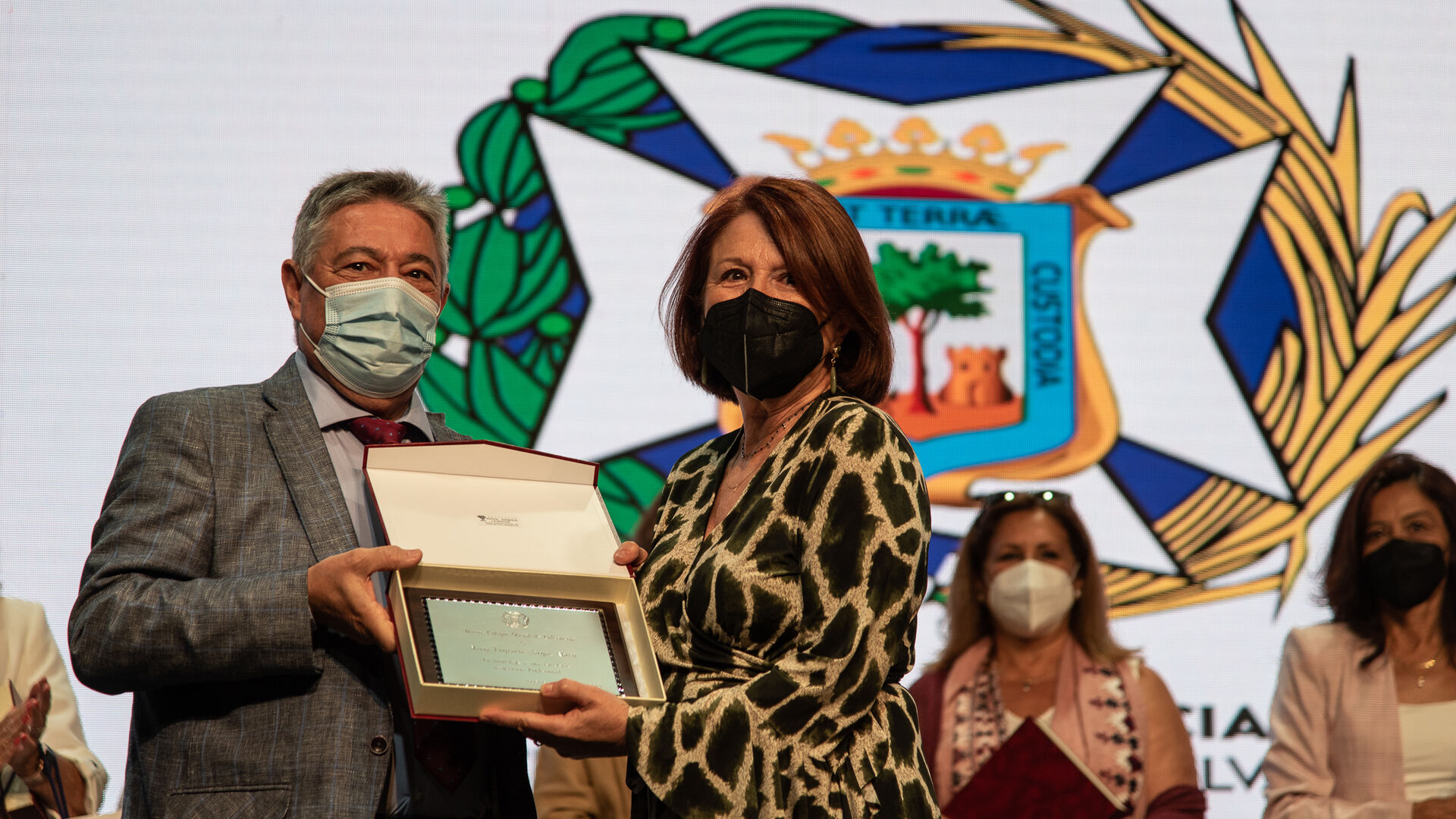 Im&aacute;genes de la entrega de reconocimientos a enfermeros por parte del Colegio de Enfermer&iacute;a de Huelva