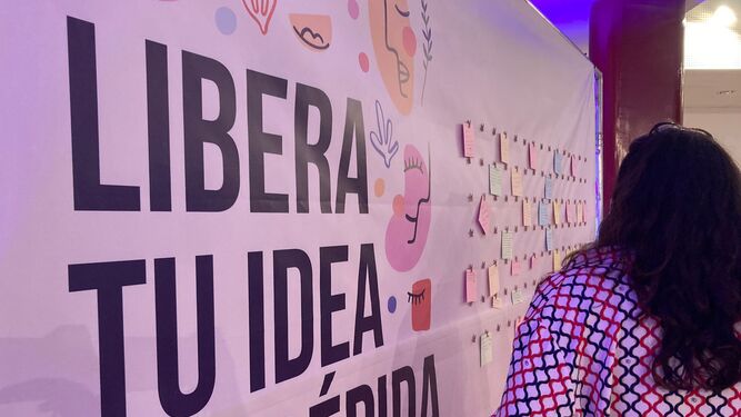Panel de la iniciativa 'Libera tu idea', impulsada por la emprendedora María JL Hierro.
