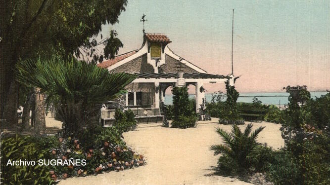 La casa del guarda que se encontraba en la Punta del Sebo.