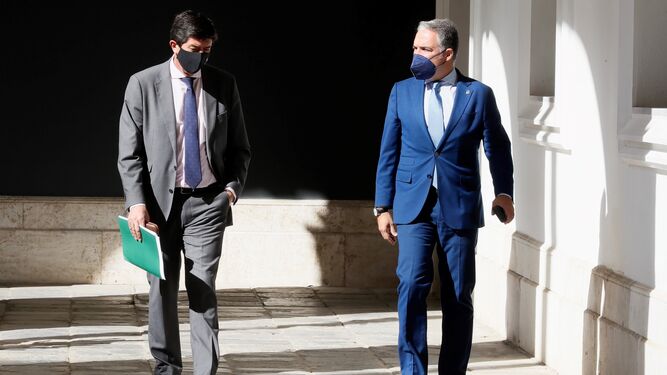 El Gobierno andaluz responde a Espadas sobre el Presupuesto: "Se va a quedar esperando"