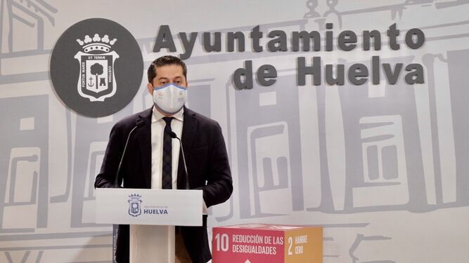 Francisco Baluffo, portavoz del equipo de Gobierno del Ayuntamiento de Huelva.