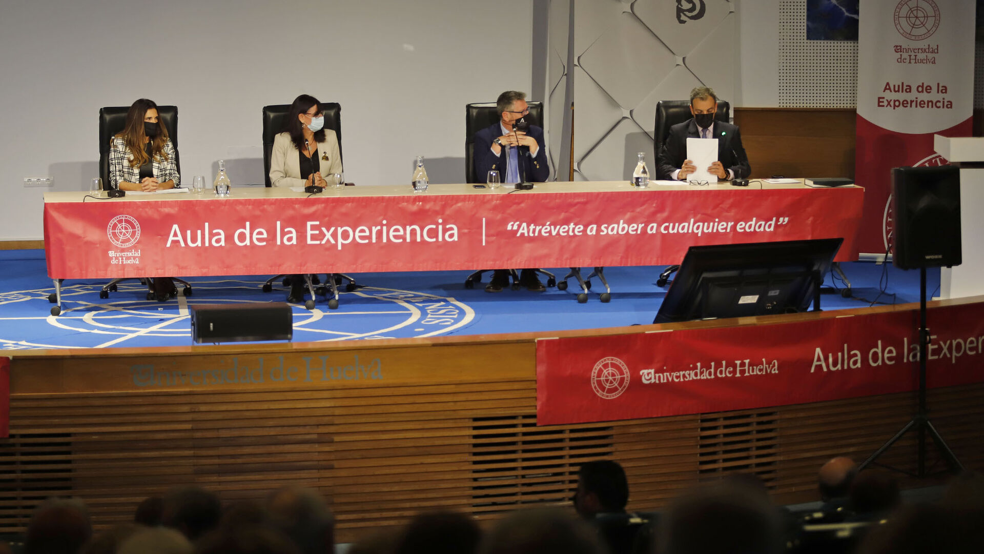 Im&aacute;genes de la inauguraci&oacute;n del Aula de la Experiencia de la Universidad de Huelva