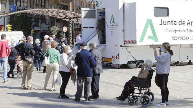 Jornada de vacunación sin cita en Huelva capital.