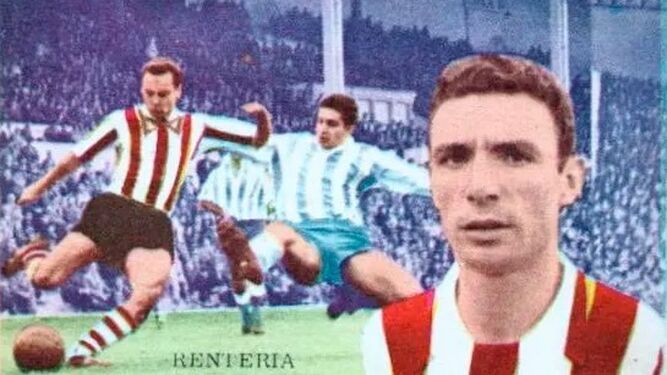 Imagen histórica de Jesús Renteria con el Athletic