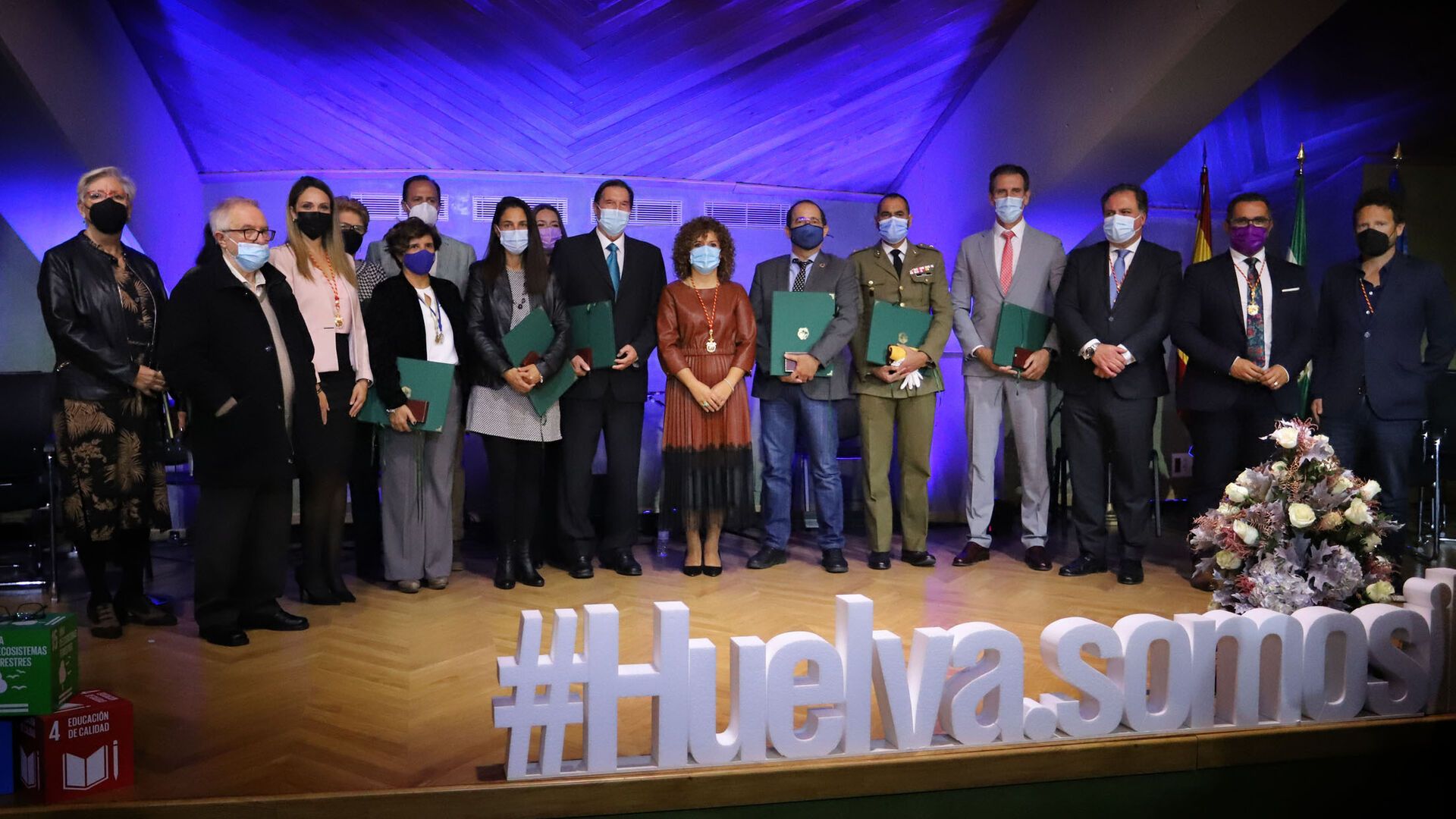 Im&aacute;genes del acto de entrega de las Medallas de Oro de la Provincia de Huelva 2021