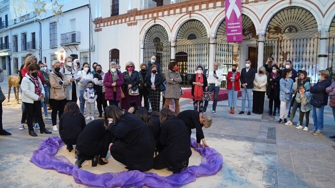 'Performance' en el Ayuntamiento de Moguer.