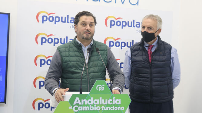 El portavoz del PP en el Ayuntamiento de Huelva, Jaime Pérez.