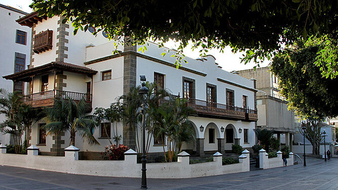 Ayuntamiento de Los Llanos de Aridane en la isla de La Palma.