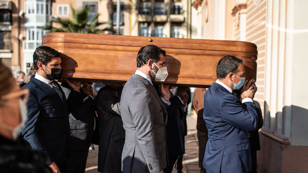 Imágenes del funeral del ganadero José Luis Pereda
