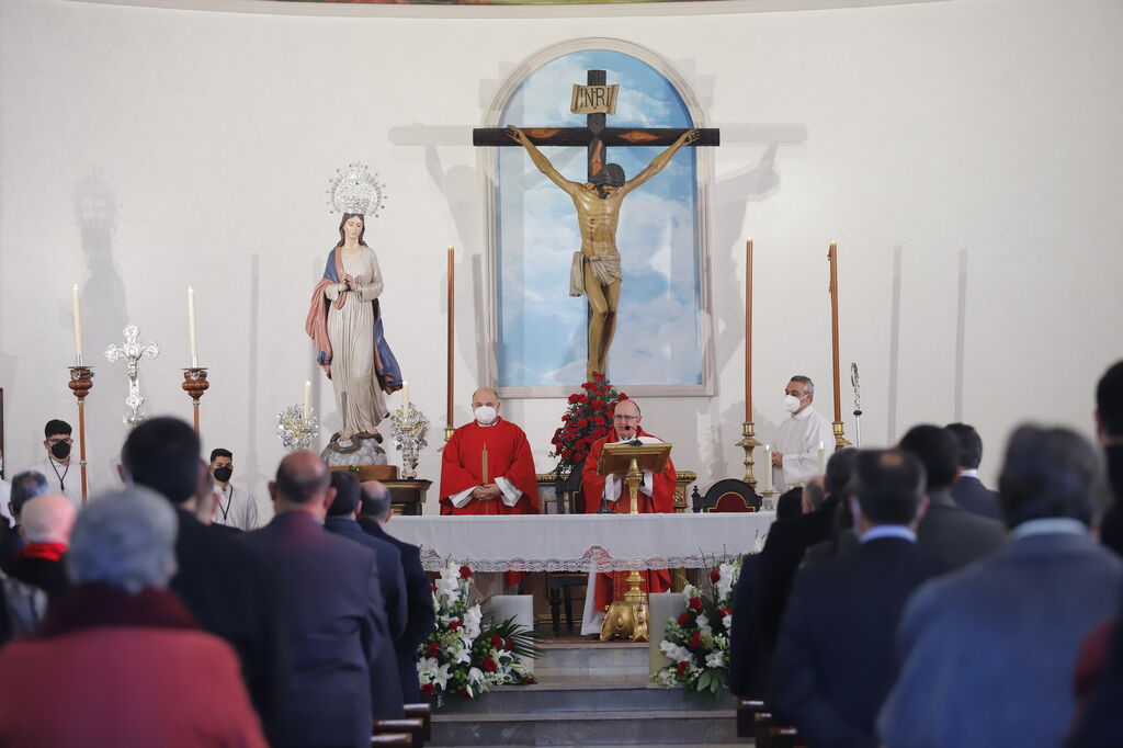Im&aacute;genes de la misa de San Sebasti&aacute;n en Huelva