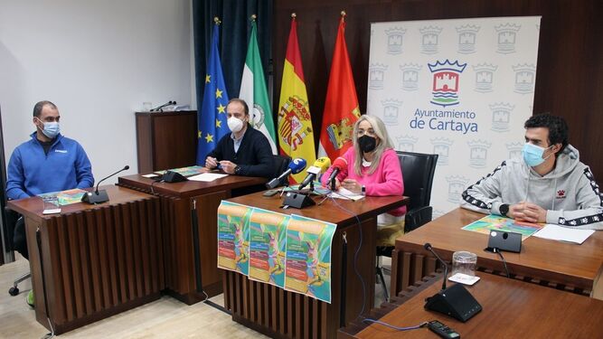 Un momento de la presentación del torneo en el Ayuntamiento de Cartaya.