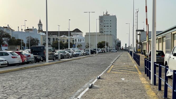 Ayamonte ha reordenado el tráfico en esta importante arteria de la ciudad.