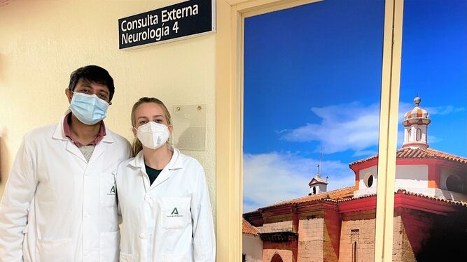Los doctores Roshan Hariramani y Carlota Méndez, de la Unidad de Epilepsia del JRJ.
