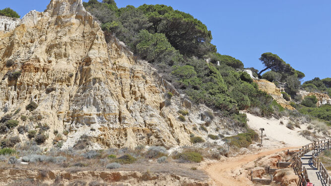 El acantilado dunar más alto de Europa está Huelva