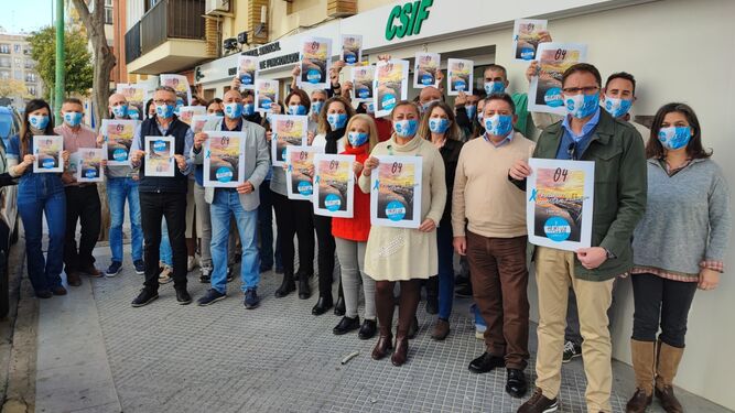 CSIF da su total apoyo a la manifestación en favor de infraestructuras para Huelva.