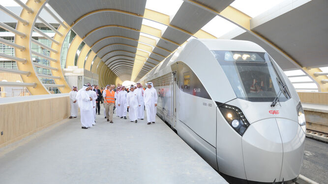 Unidad de CAF para la Saudi Arabia Railways.