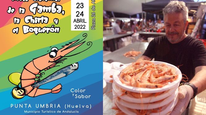 Regresa la cita más esperada: la Feria de la Gamba, la Chirla y el Boquerón en Punta Umbría