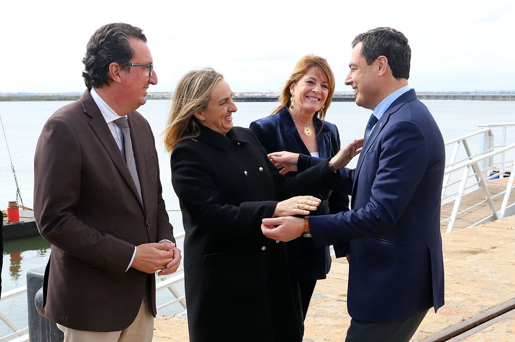 Im&aacute;genes del acto de inicio de las obras de la Marina Deportiva del Puerto de Huelva