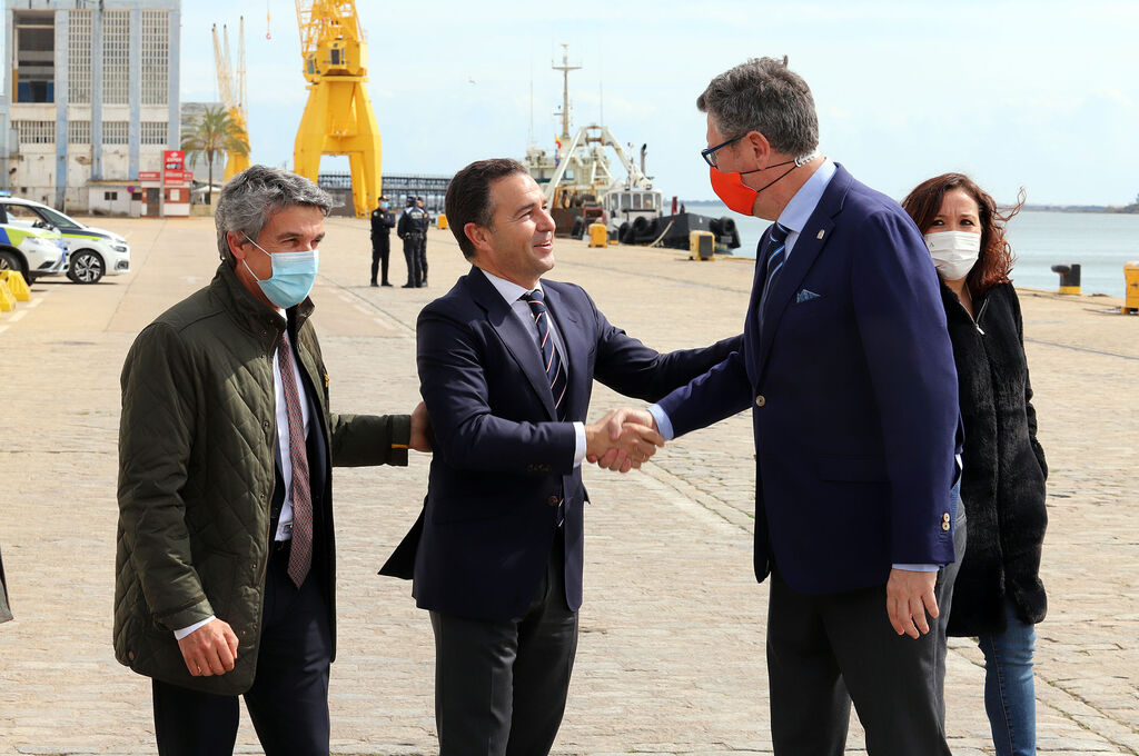 Im&aacute;genes del acto de inicio de las obras de la Marina Deportiva del Puerto de Huelva