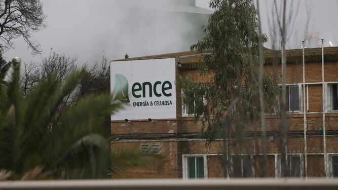 Instalaciones de Ence en la capital onubense.