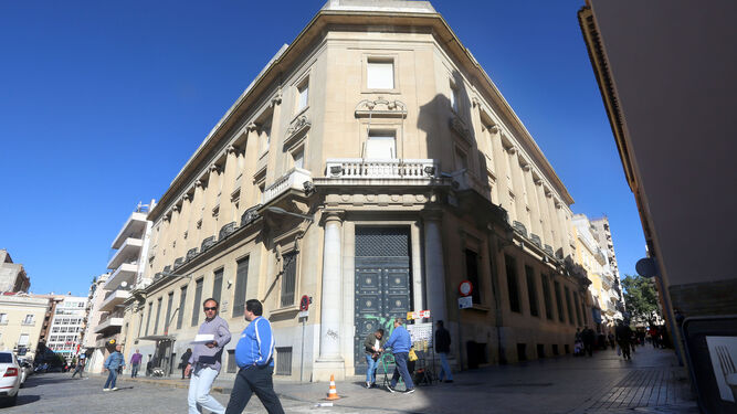 Antigua sede del Banco de España en Huelva.