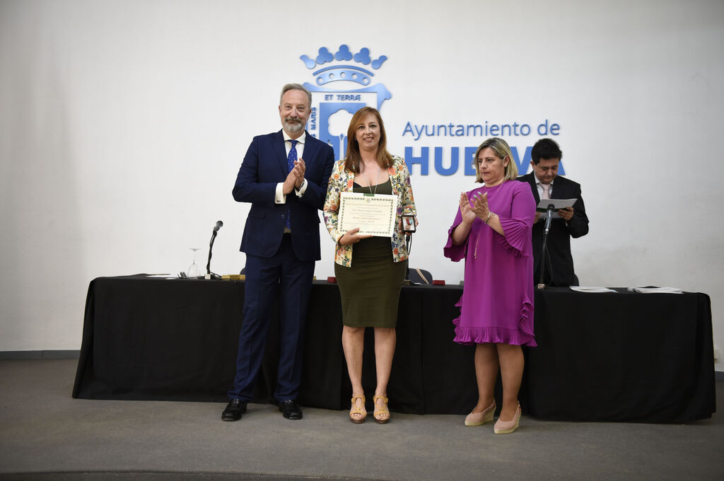 Entrega de medallas a colegiados Sociales  en Huelva