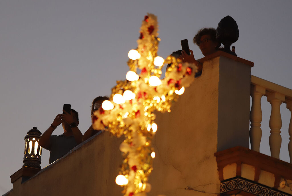 La Virgen del Roc&iacute;o recorre las calles de Almonte hacia el Chaparral para el inicio del Camino de los Llanos