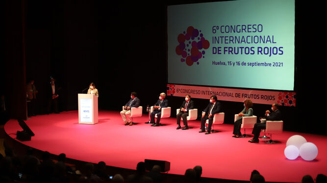 Sesión inaugural del Conrgreso Internacional de Frutos Rojos celebrado el año pasado.