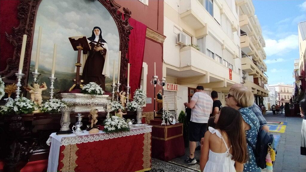 Los altares y alfombras del Corpus en San Fernando
