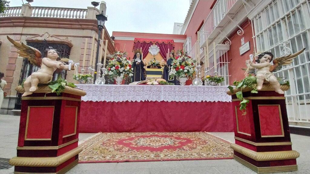 Los altares y alfombras del Corpus en San Fernando